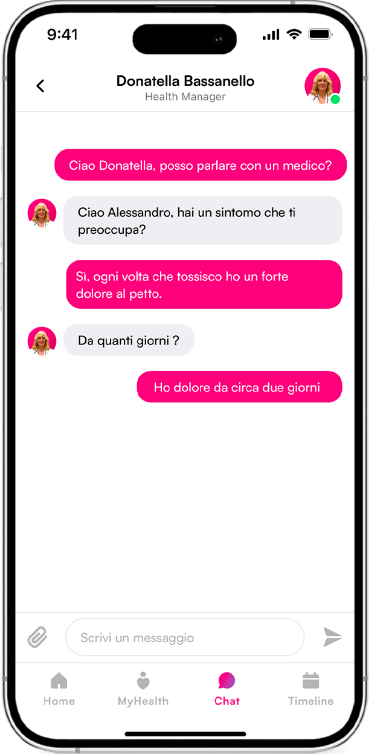 Chat con gli specialisti